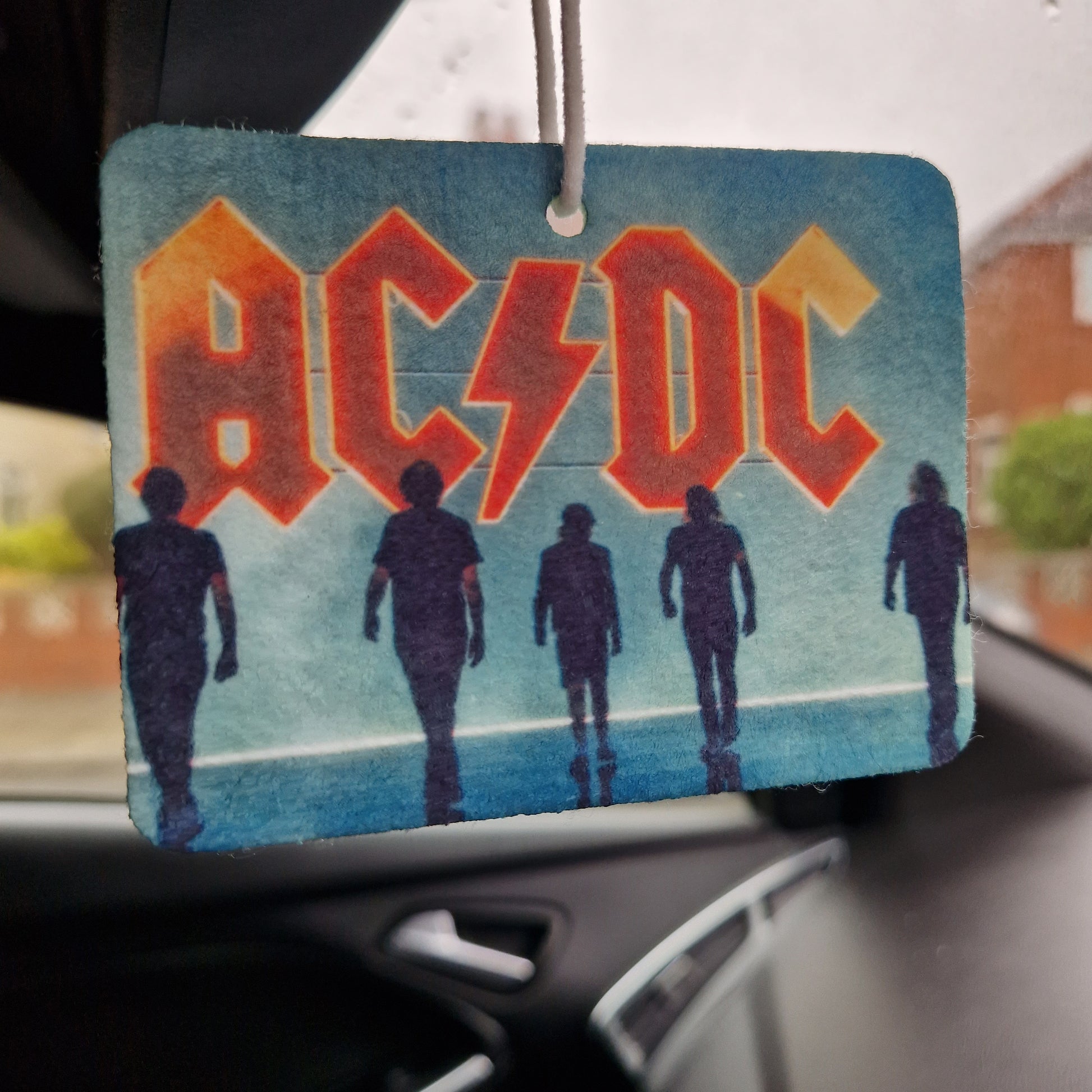 acdc logo picture car air freshener