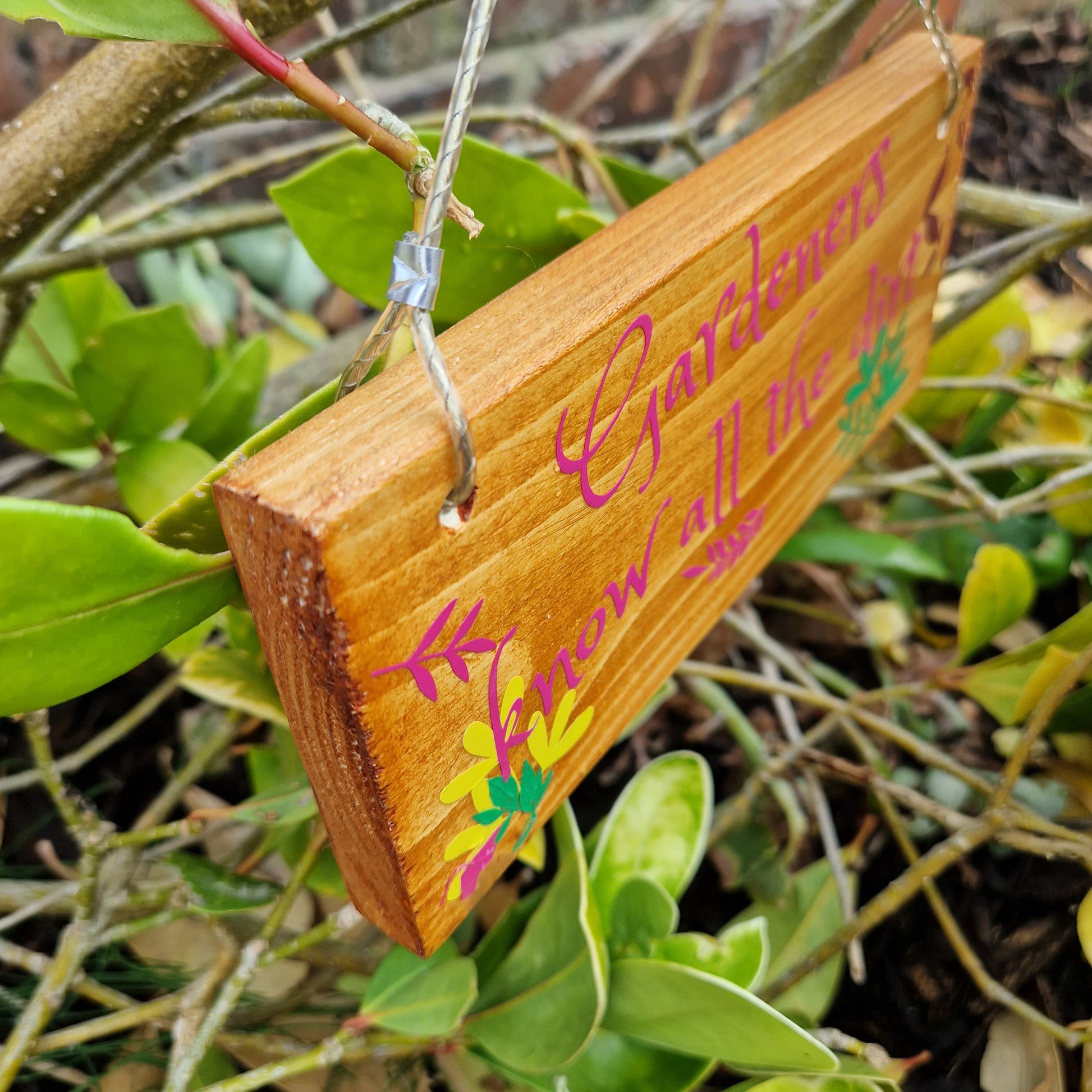 small garden gifts uk outdoor hanging decorative plaque