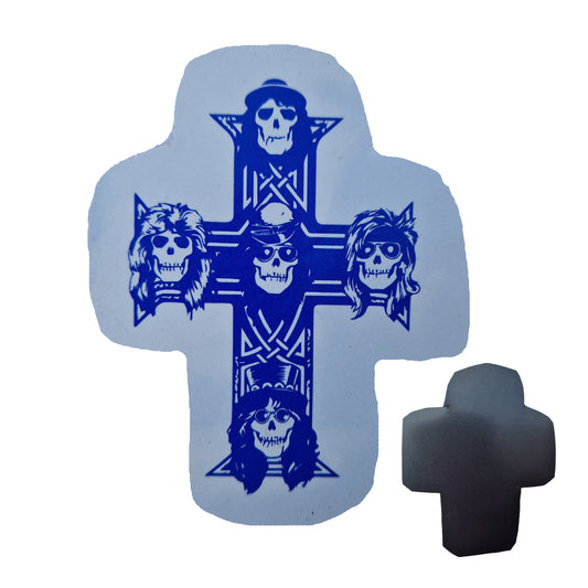 10cm Black Sabbath Cross Fridge Magnet | Ozzy Gifts UK | Gifts for Goths