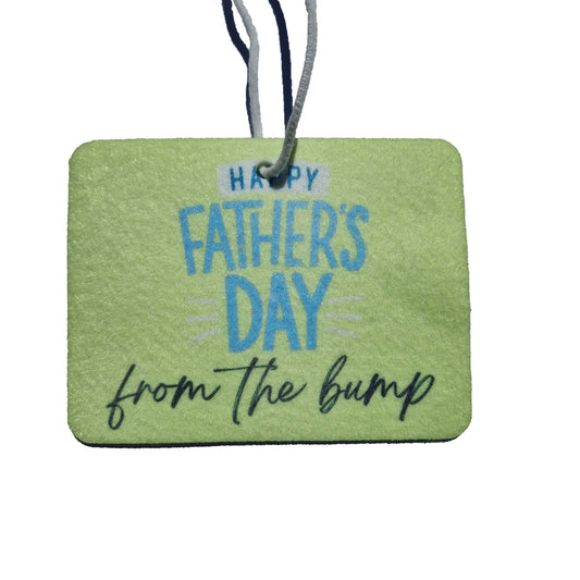 happy fathers day gift from bump photo car air freshener