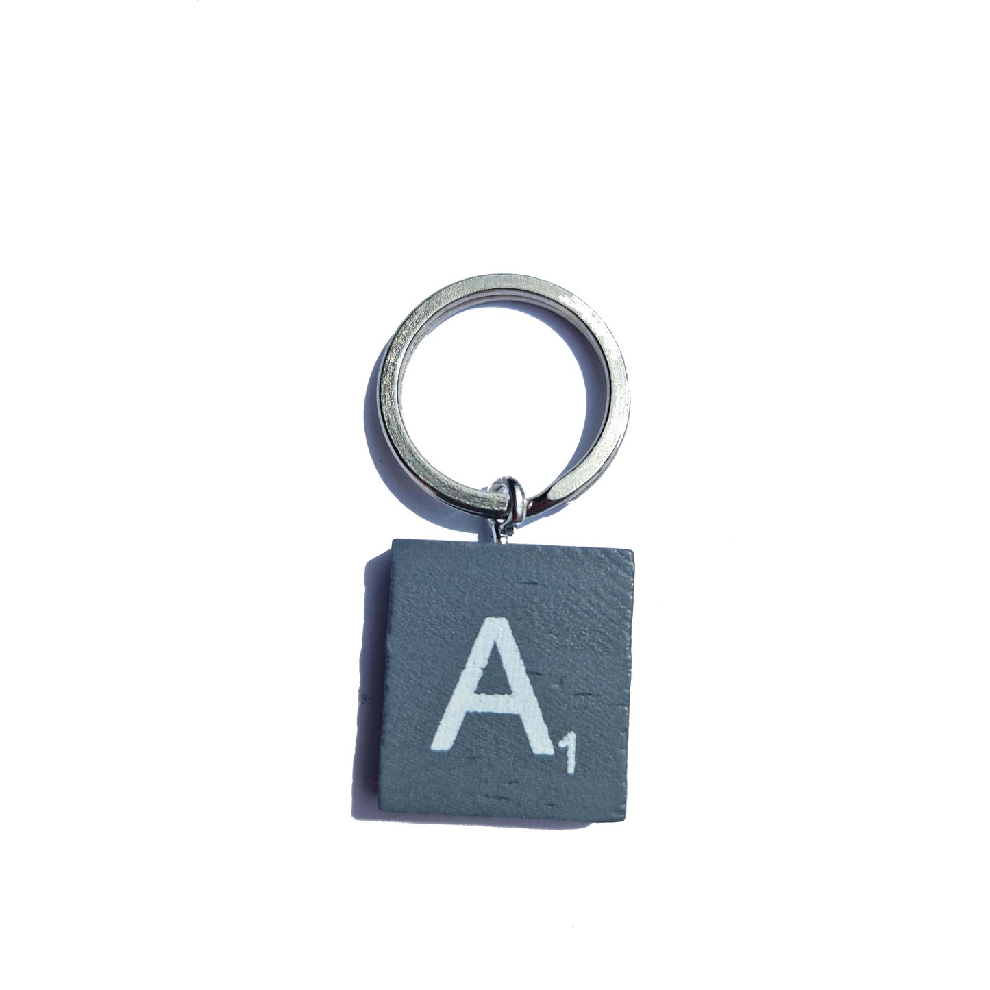 alphabet keyring scrabble style letter A