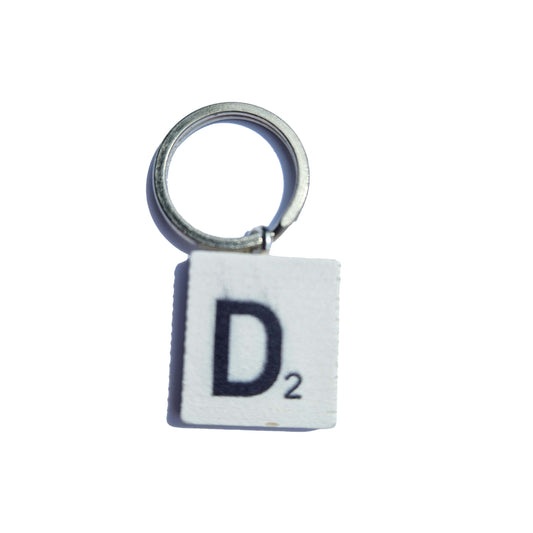 alphabet key chains free uk shipping initial letter d