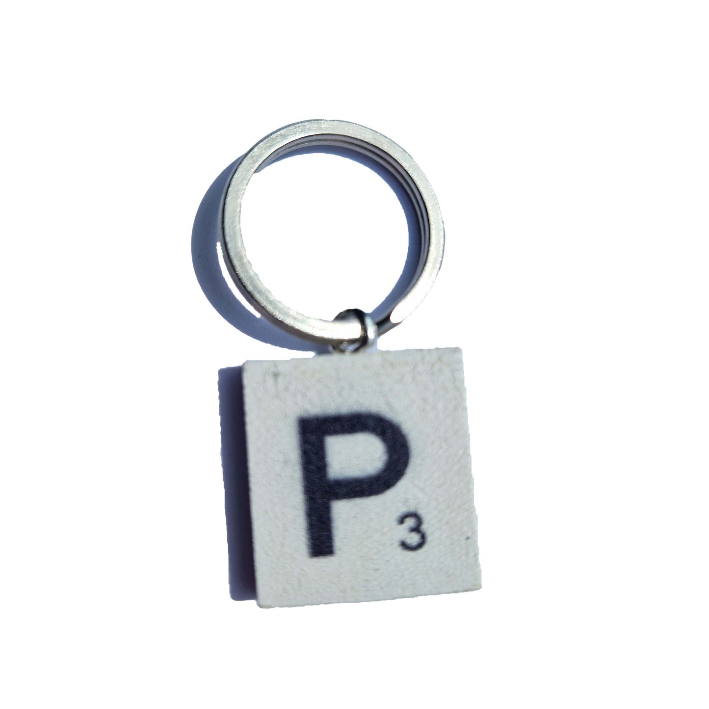 initial keyrings letter key ring p