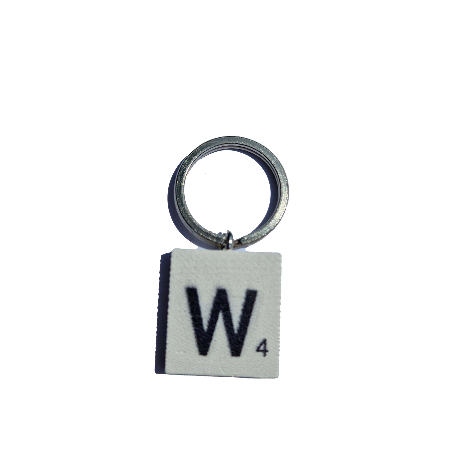 initial key ring letter W alphabet key chain