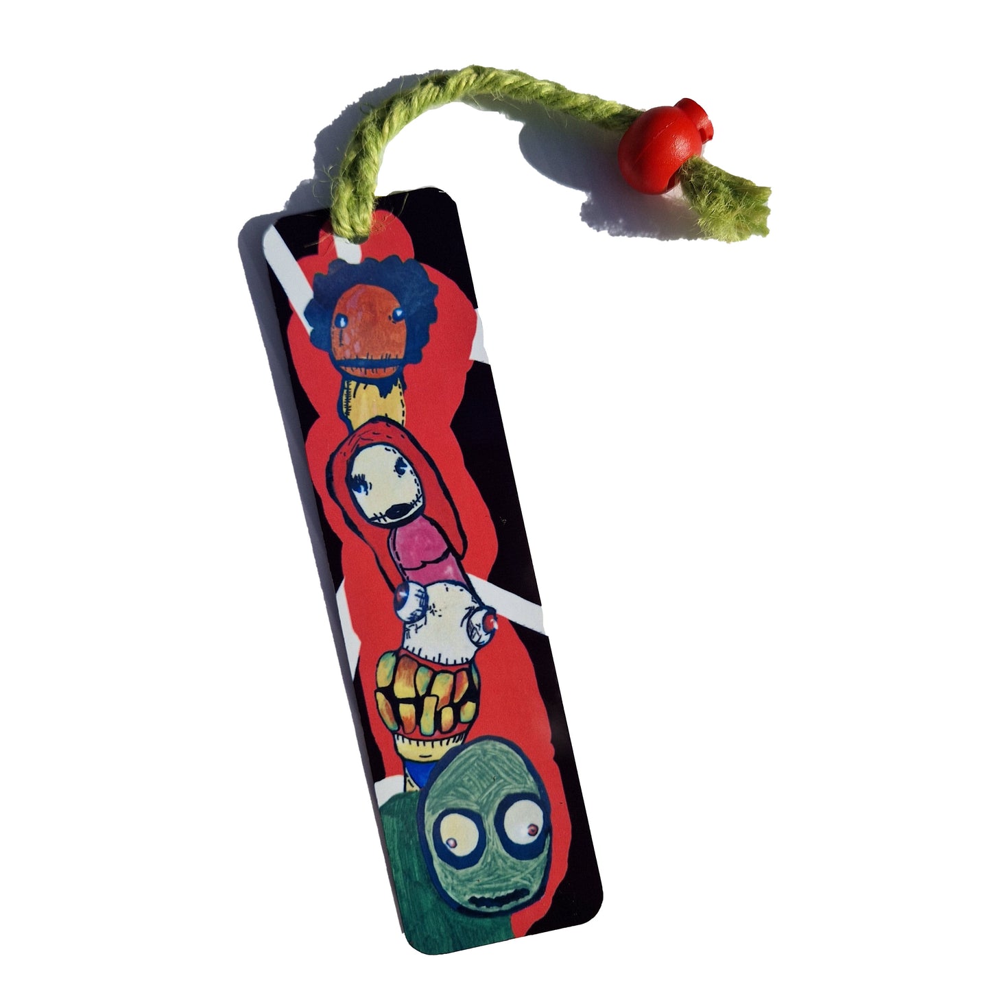 salad fingers friends hand painted print unique bookmarks as gifts 