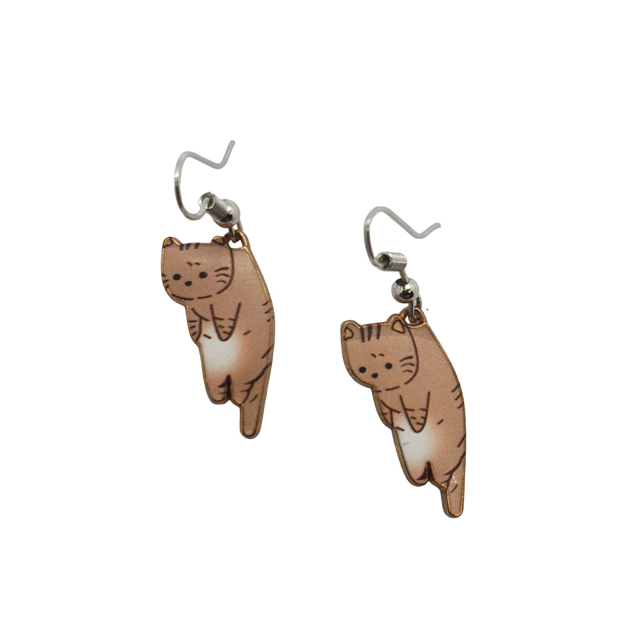 tan cat earrings uk