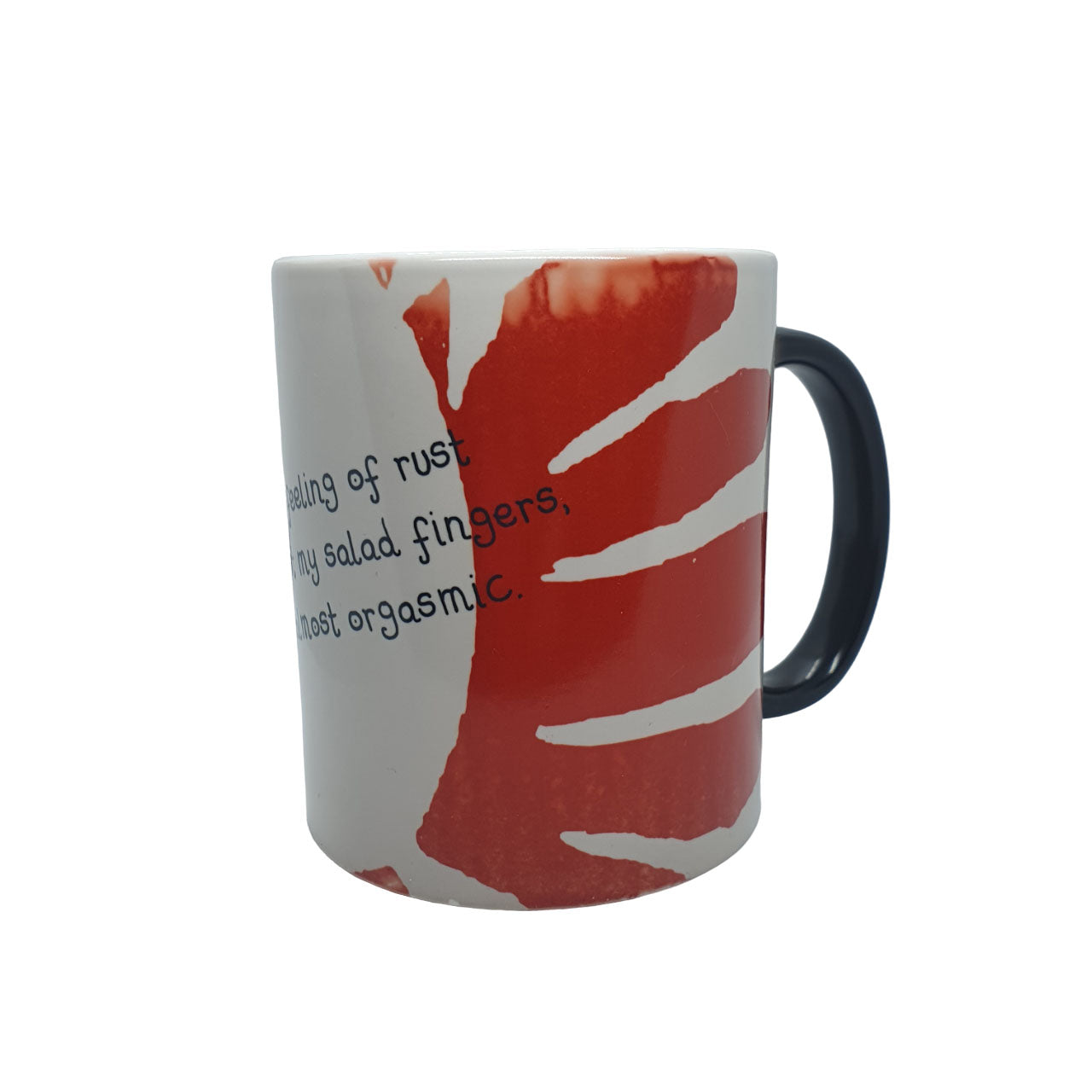 salad fingers by david firth fan art showing print quality on colour changing heat mug